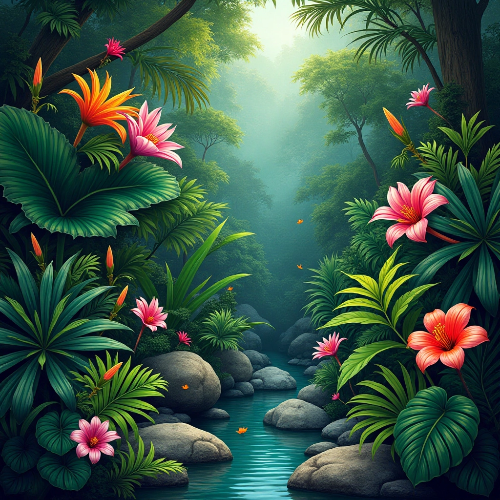 Enchanted Jungle Stream